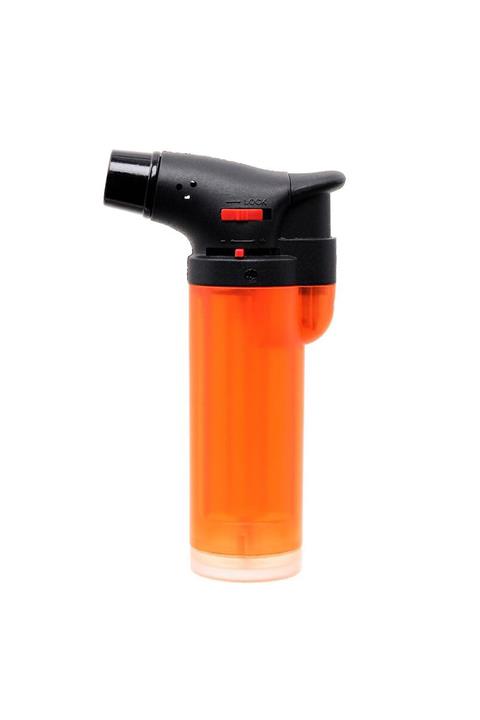 Atomic 1300c. Turuncu Büyük Depolu Pürmüz Alev Puro Çakmak Rb61tr