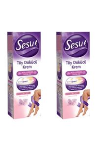 Sesu Hassas Ciltler Tüy Dökücü Krem Aroma Guard  100ml 2'li