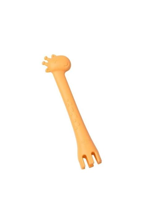 Wee Baby 924 Prime Çatal Kaşık Silikon Turuncu
