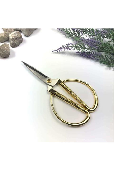 Aker Hediyelik Kalp Saplı Nakış Makası