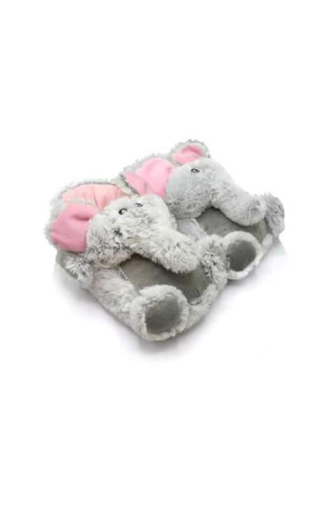 Twigy Tw Tt0740 Elephant Fil Gri Kadın Hayvanlı Terlik
