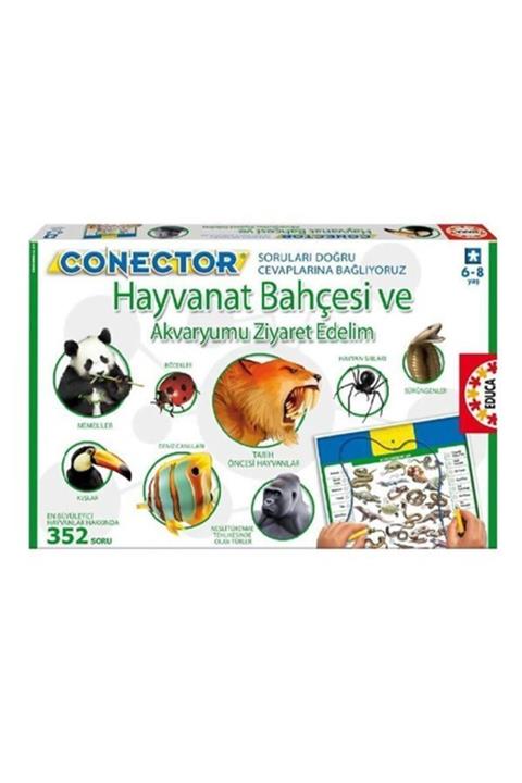 Art Puzzle 15397 Educa, Connector Hayvanat Bahçesi Ve Akvaryumu Ziyaret / 6-8 Yaş / Indirimli Fiyat