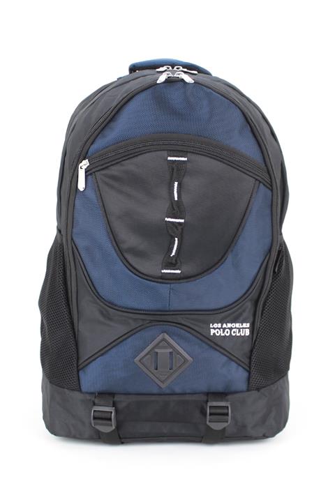 LOS ANGELES POLO CLUB Laptop Sırt Çantası 17,3 Inç Su Geçirmez Kumaş Darbe Emici
