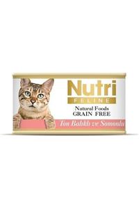 Nutri Feline Tahılsız Ton Balık Somonlu Kedi Konservesi 85 Gr X 12 Adet