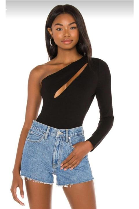 Nsb Tasarım Asimetrik Kesim Body Suit