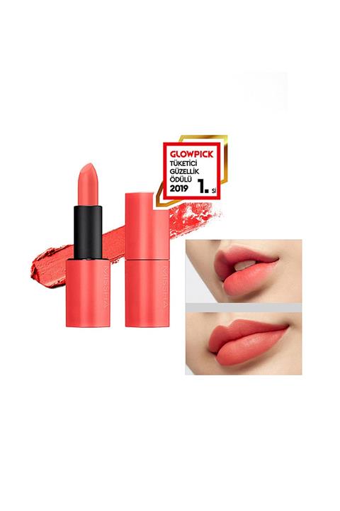 Missha Yoğun Pigmentli Besleyici Kadife Dokulu Mat Ruj Dare Rouge (Velvet/Stunning Kiss)