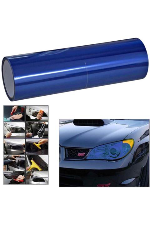 wolffol Mavi Far Filmi Transparan 30cmx5mt