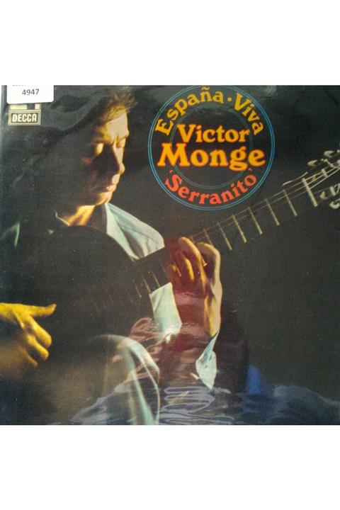 Plak Merkezi Vıctor Monge - Serranıto Made In Turkey - Dönem Baskı