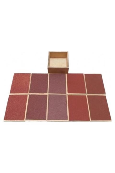 Montessori Gemisi Doku Eşleştirme Tablacıkları