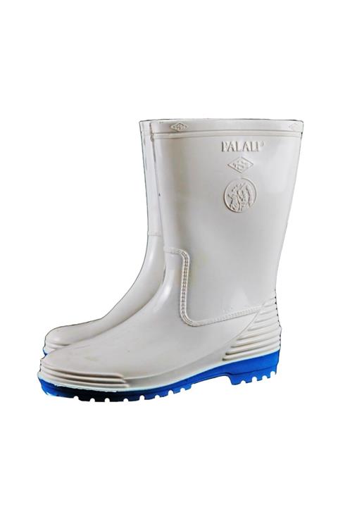 PALALI No:44 Pvc Beyaz Kısa Gıda Çizmesi