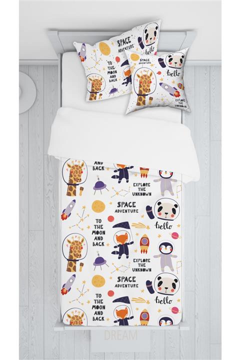 halımarkt Astronot Hayvanlar Yatak Örtüsü Takımı