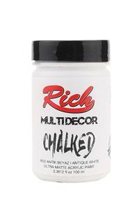 Rich Multi Decor Chalked Akrilik Boya 100 Cc Antik Beyaz