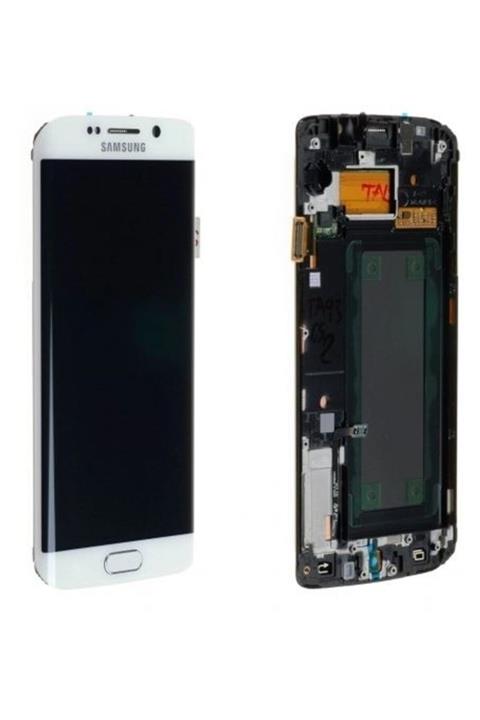 Samsung S6 Edge Beyaz Orjinal Lcd