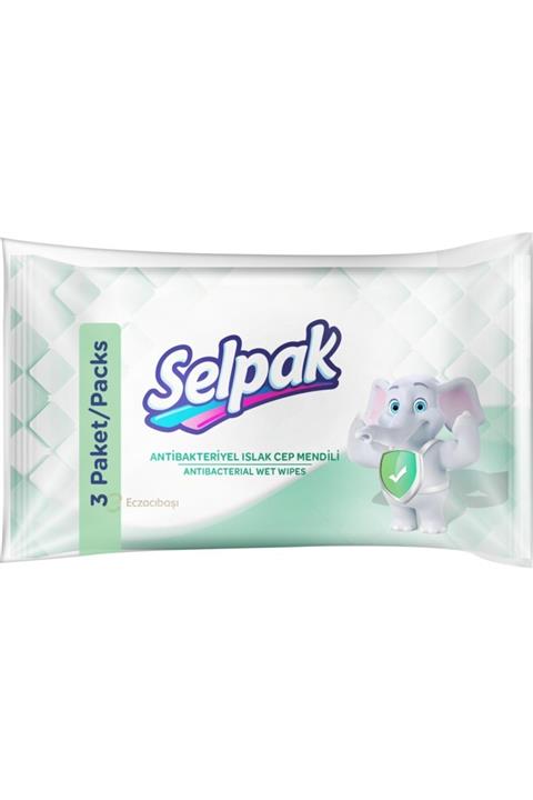 Selpak Antibakteriyel Islak Cep Mendili 3lü