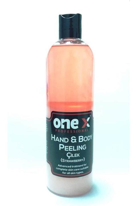 Onexx Onex El Ve Vücut Deniz Tuzu Peeling Çilek 400 Ml