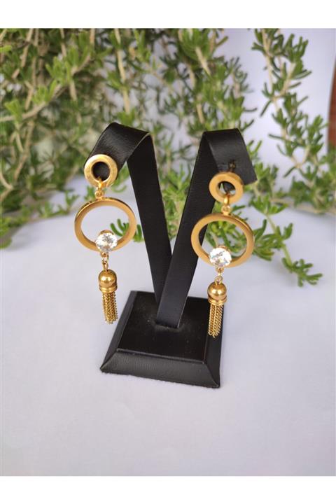 Bijuterium Ithal Çelik Sallantılı Küpe