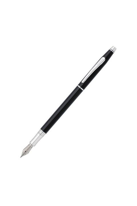 Cross At0086-77 Classic Century Black Lacquer Dolmakalem - Fine Uç