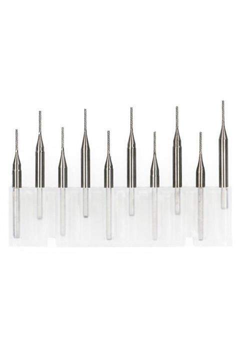 Profisher Tungsten Karbür Pcb Kesme Cnc Freze Ahşap Işleme 1.4mm 10 Adet