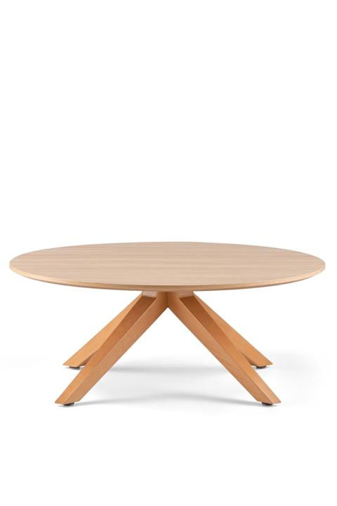 Bürotime Doğal Meşe Naturel Bliss Yuvarlak Sehpa Ø80 Cm