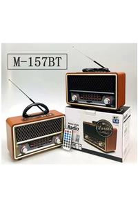 Sezy M-157bt Şarjlı Nostaljik Radyo Usb/sd/mp3/bluetooth