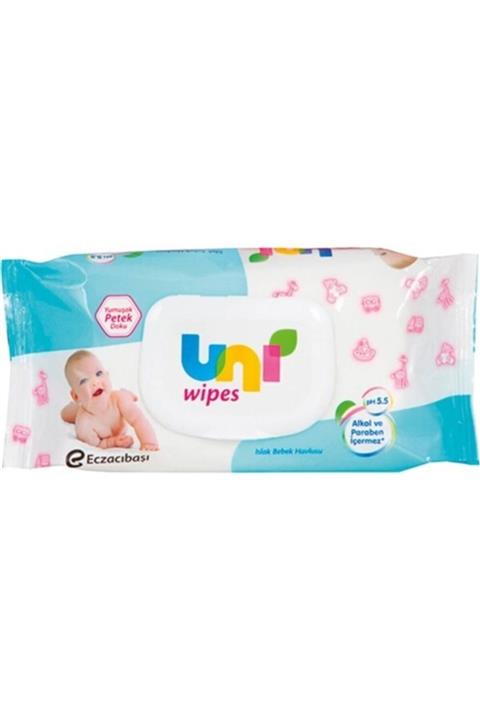 Uni Baby Wipes Islak Mendil 56'lı Havlu Kapaklı