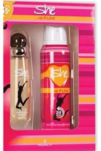 She Fun Parfüm Kadın 50 ml + Deodorant Kadın 150 ml