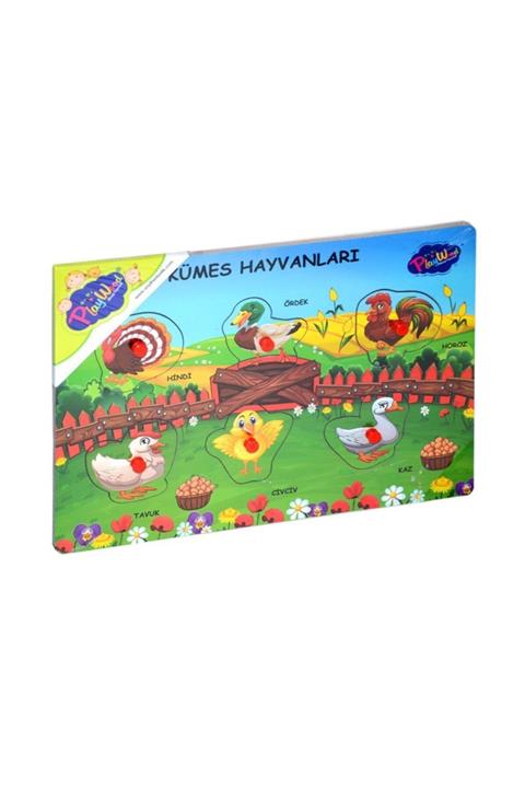 ONYIL OYUNCAK Ahşap Tutmalı Çiftlik Kümes Hayvanları 191/192/193