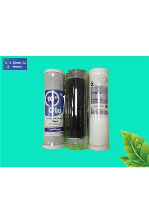 İhlas Açık Kasa Cihazlar Için Auro Cebilon Su Arıtmalara Uygun 3'lü Filtre Seti