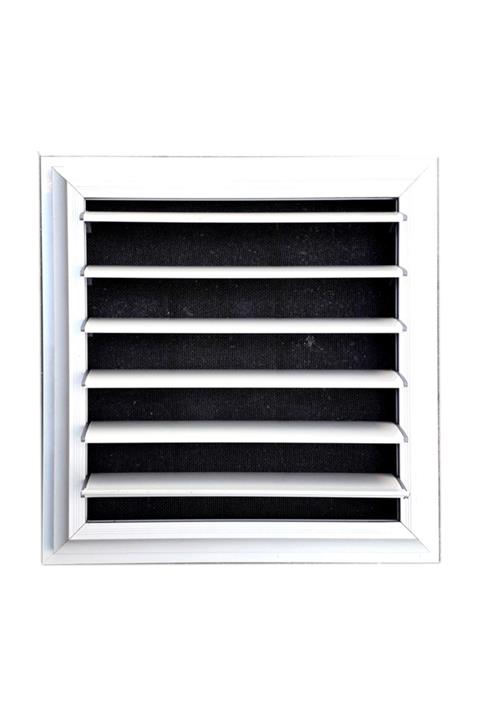 Temmenfez 30*54  Alüminyum Beyaz Menfez, Panjur - Yüzeysel Yapıştırma