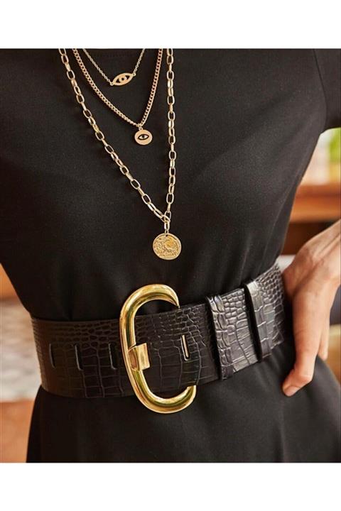 MARQUE SOSYETHEPAZARI C Tokalı Kalın Bayan Kemeri