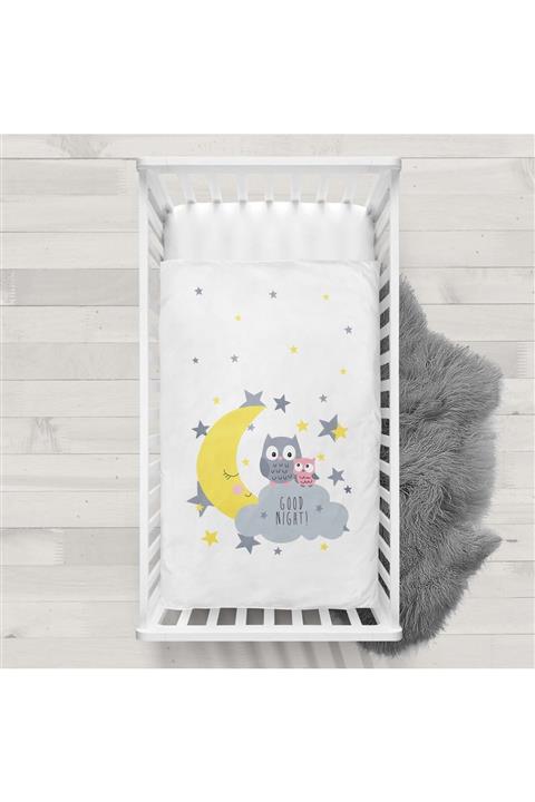 decoars Sevimli Baykuşlar B Figürlü Yatak Örtüsü