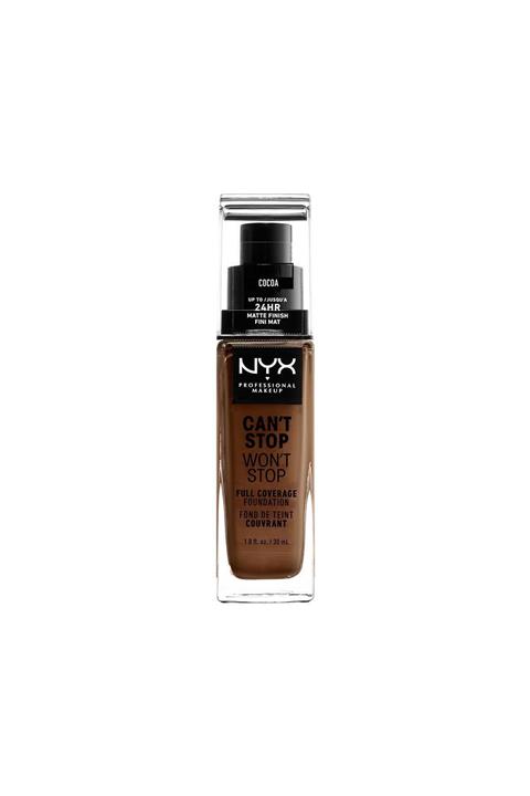 NYX Professional Makeup Fondöten - Can't Stop Won't Stop Full Coverage Foundation Cocoa 800897157395