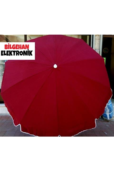 OEM 2 Mt Gabardin Kumaş Eğilebilir Plaj Şemsiyesi Bidon Dahi