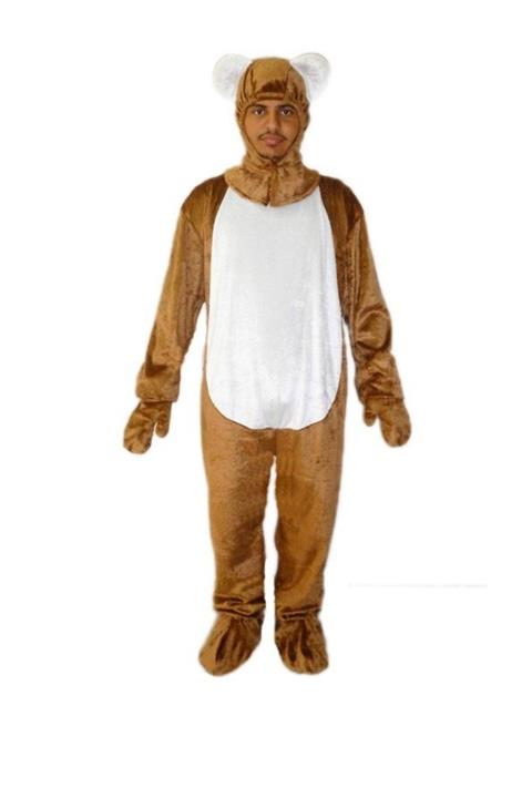 Bkmc Unisex Kahverengi Ayı Kostümü Model-3