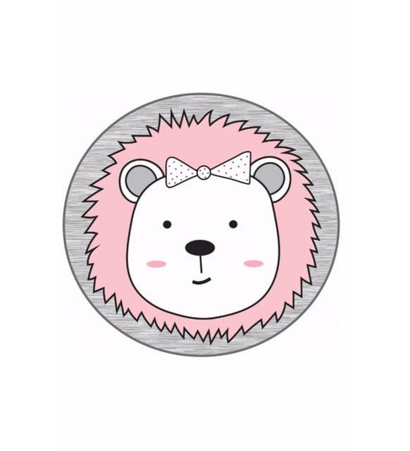 SafeMom Oyun Matı 90x90 Cm - Pembe Ayıcık