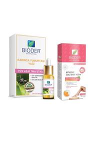 Bioder Karınca Yumurtası Yağı 30 ml + Tüy Azaltıcı Ağda Bandı 12 Adet