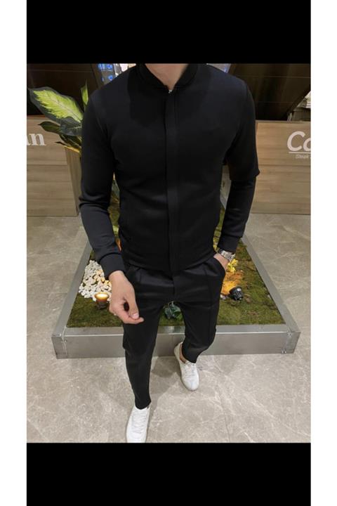 Fiyesmen Erkek Siyah Dalgıç Eşofman Takımı