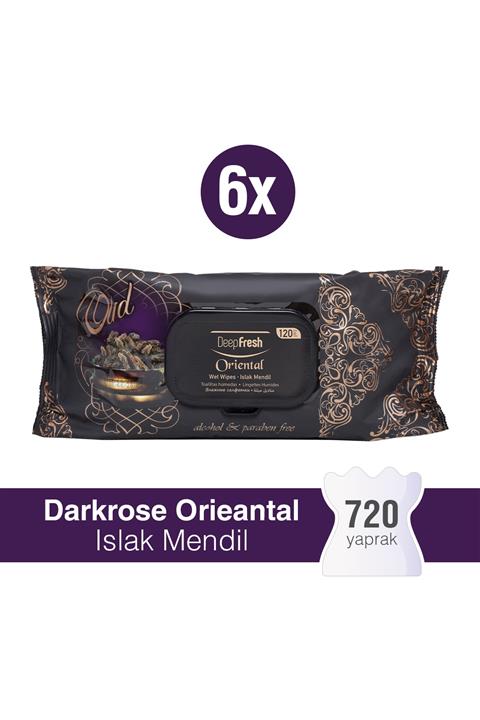 Deep Fresh Oriental Islak Mendil Oud 6 x 120 Yaprak