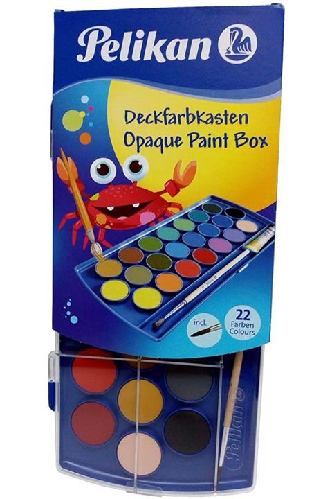 Pelikan Suluboya 22 Renk F-455 Iri Tabletli