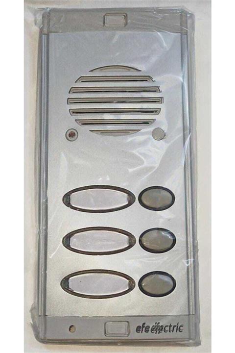 EFE ELECTRİC 3 Lü Hoparlörlü Işıklı Zil Paneli