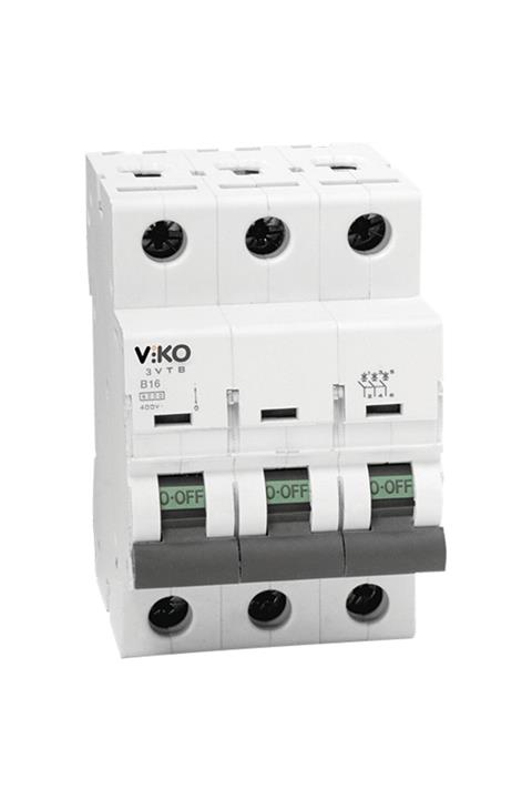 VİKO 3x25 cm Amper Üç Kutuplu 3 Ka C Serisi Sigorta
