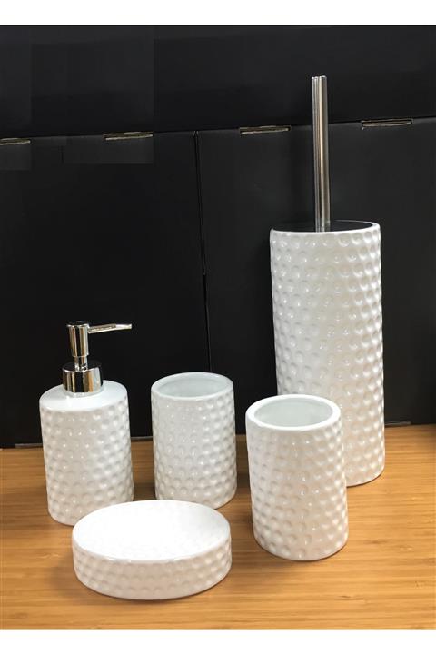 Pinkev Seramik Banyo Seti 5 Parça