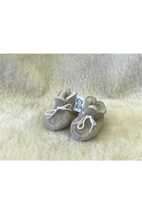 pavrika Hakiki Post Bebek Patiği El Yapımı