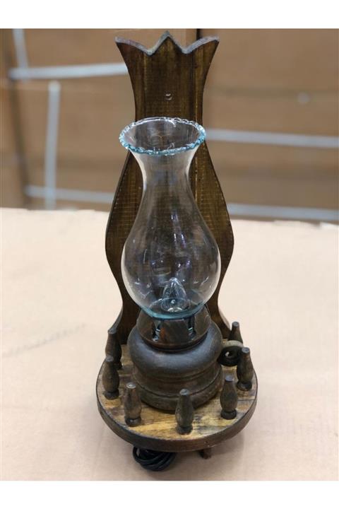 Okçu Ahşap Gaz Lambası