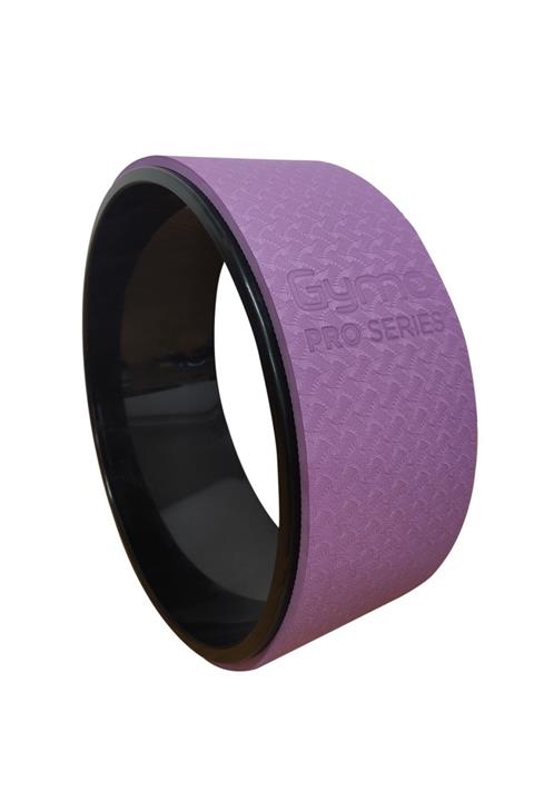 Gymo Pro Series Yoga Tekerleği Egzersiz Çemberi 33cm Mor X Siyah