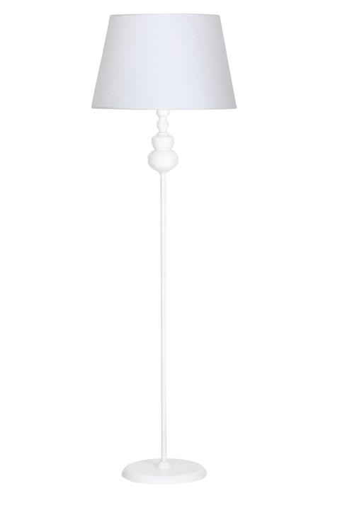 Vinner Munch Beyaz Kaplama Metal Düz Tek Ayaklı Lambader - Beyaz