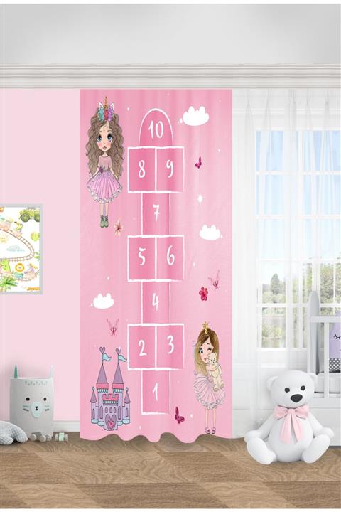 CAPRİCE HALI Prenses Seksekli Çocuk Odası 140x240 Fon Perde