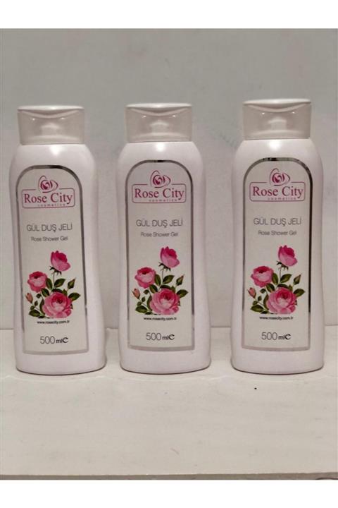 rosecity Gül Duş Jeli 500 Ml 3 Adet