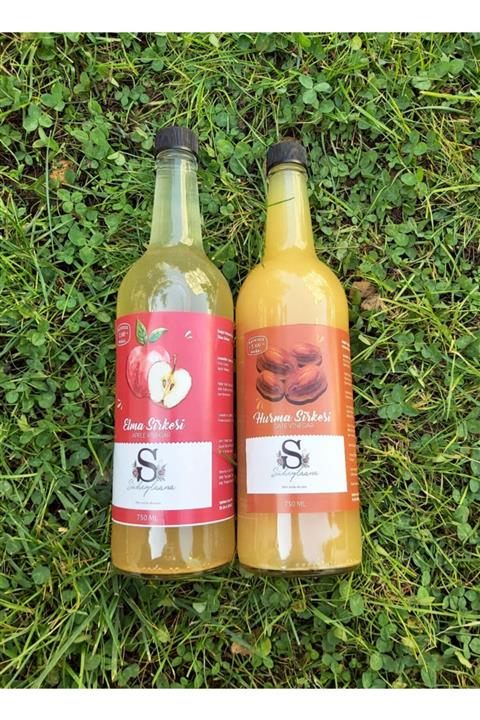 Süheylaana Doğal Elma Sirkesi 750 Ml Ve Doğal Hurma Sirkesi 750 Ml