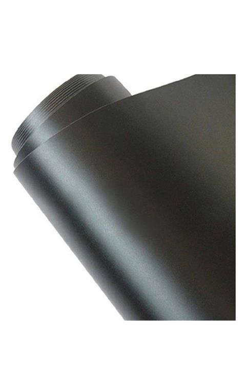 KRCDİJİTAL Ithal Kendinden Yapışkanlı Mat Siyah Folyo 122cm X 1mt
